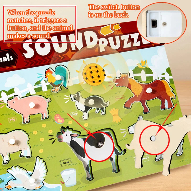 Sound Matching Game™ – Hear & Discover – Educational Puzzle