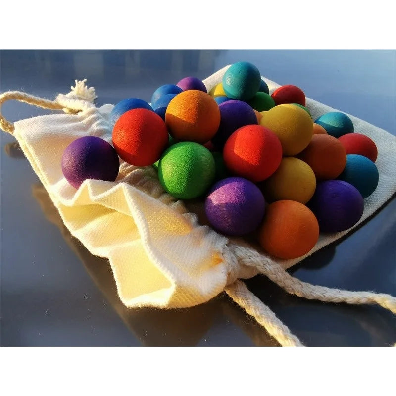 Rainbow Balls™ – Wooden Rainbow Balls