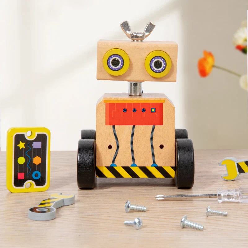 Woods™ - Build & Play - Wooden Construction Robot