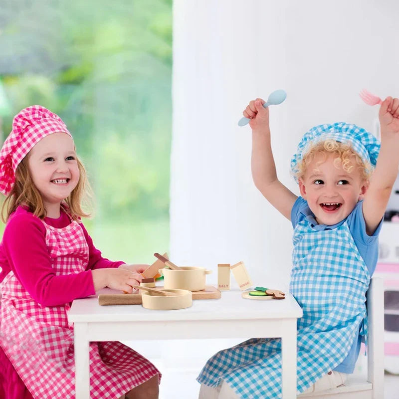 Woods™ - Mini Chefs Switch - Wooden Play Kitchen Set