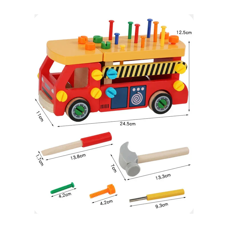 Woods™ - Fine Motor Skills & Coordination - Toy Construction Vehicle