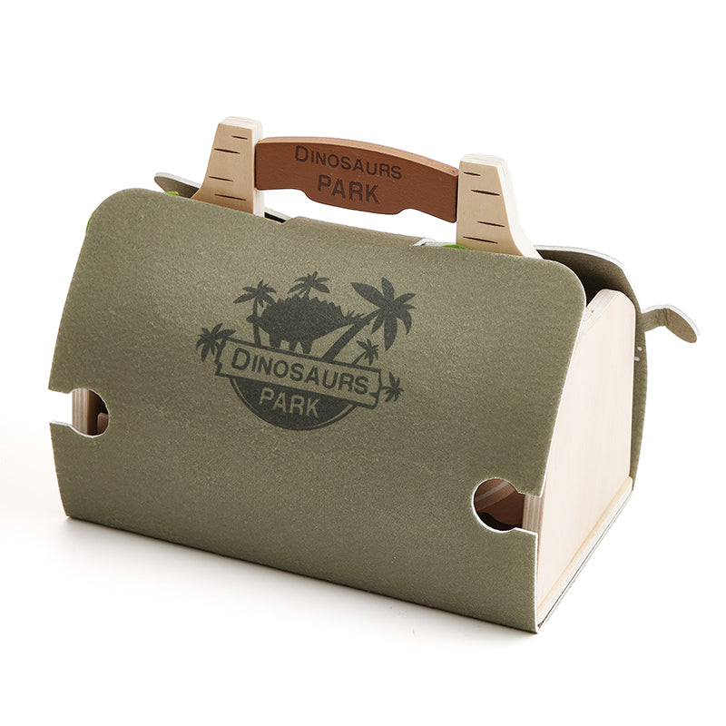 Woods™ - Prehistoric Fun - Wooden Dinosaur Park Set