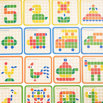 Woods™ - Educational Entertainment - Wooden Pattern Puzzle