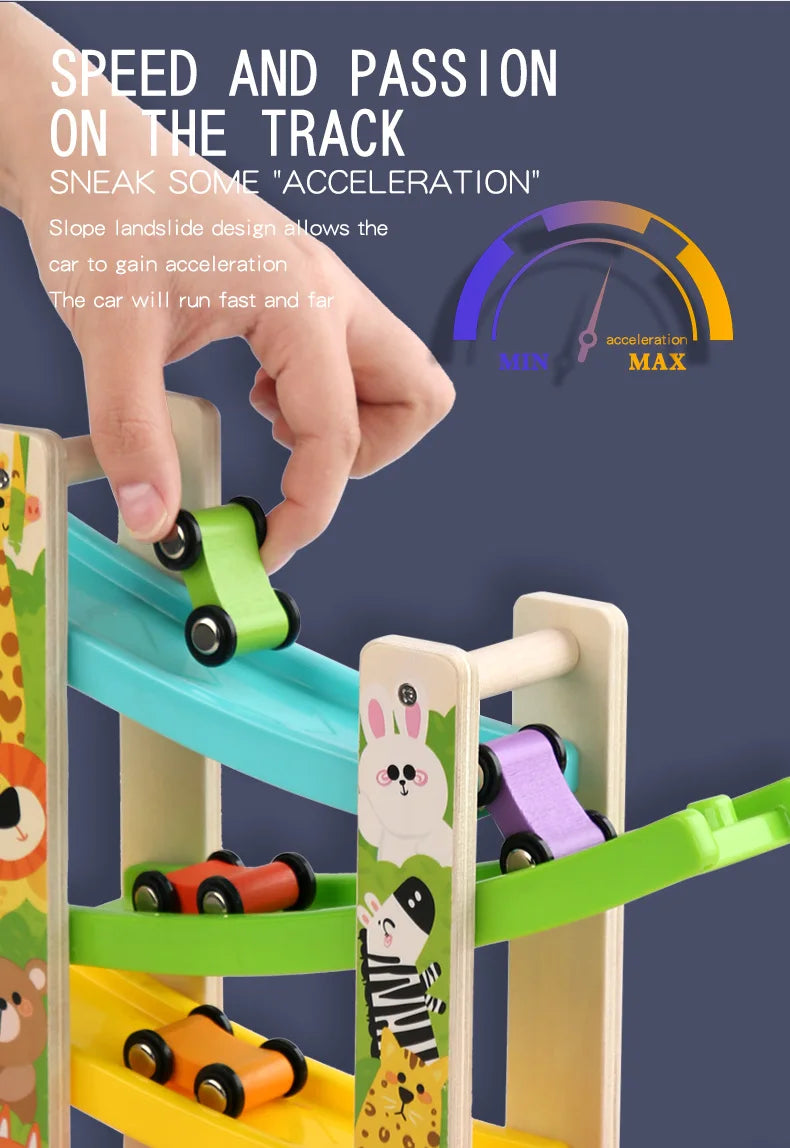 Woods™ - Creative & Educational - Wooden Roller Coaster