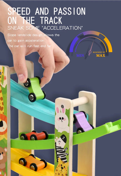 Woods™ - Creative & Educational - Wooden Roller Coaster