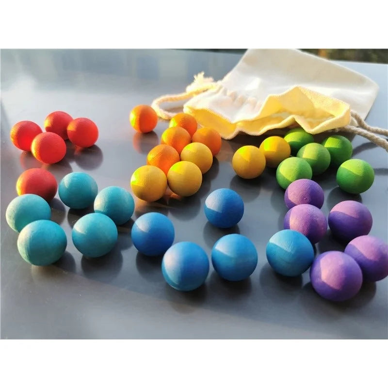 Rainbow Balls™ – Wooden Rainbow Balls