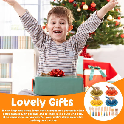 Woods™ - Creative & Educational - Wooden Kitchen Play Set for Kids