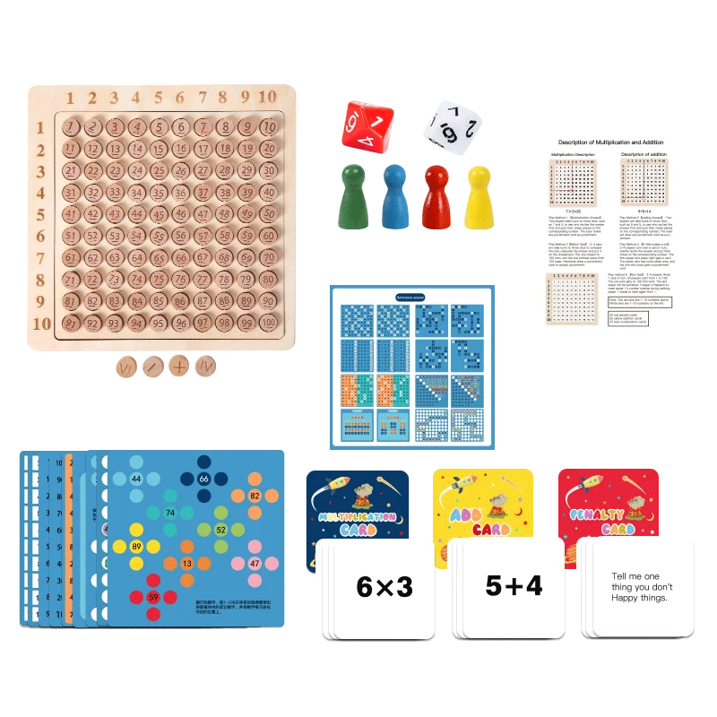 Woods™ - Learn Multiplication Through Play - Math Board Game