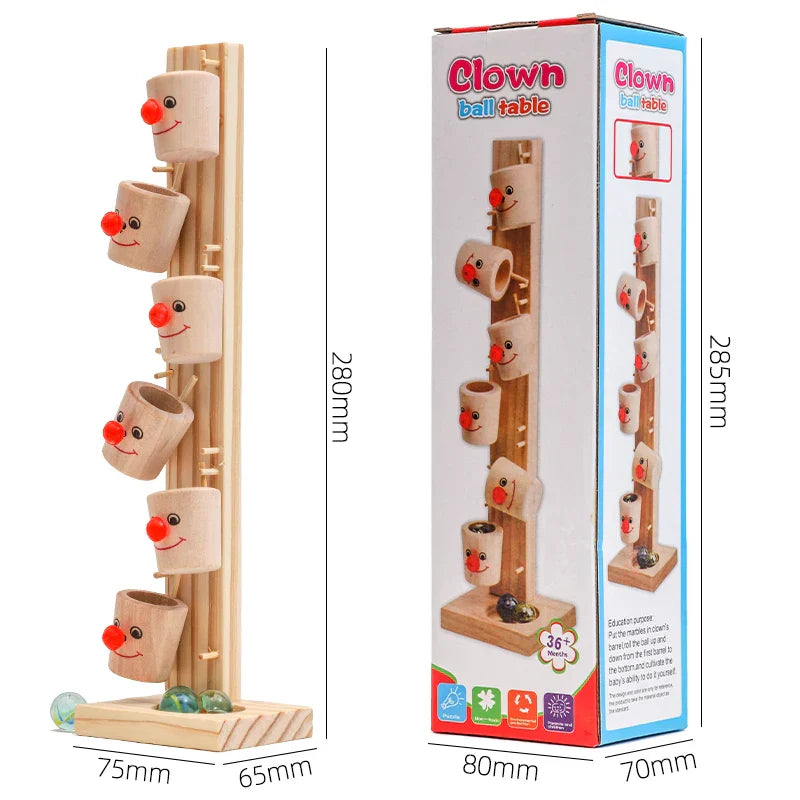 Clown Track™ – Rollers & Leather - Marble Run Toys