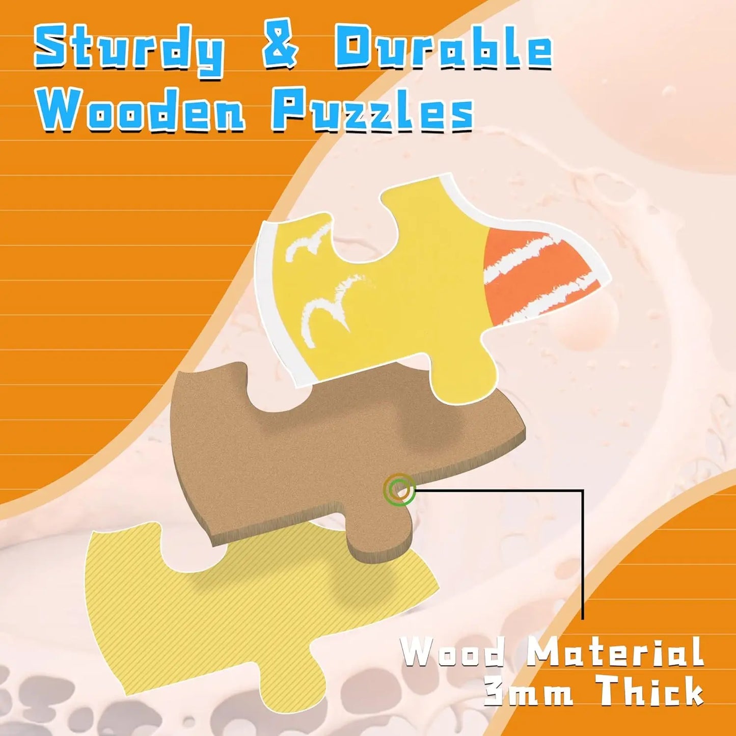 Woods™ - Fine Motor Skills & Creativity - 6-in-1 Puzzle