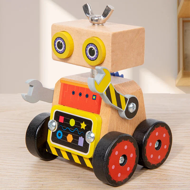 Woods™ - Build & Play - Wooden Construction Robot