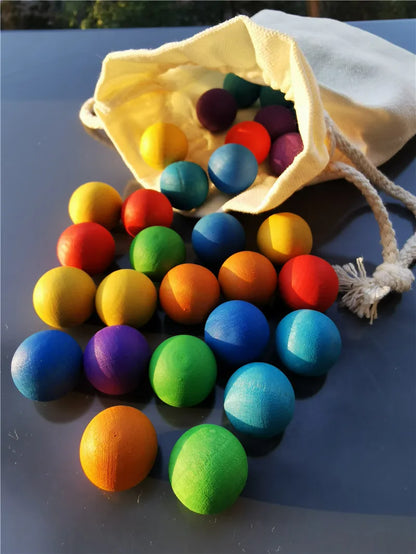 Rainbow Balls™ – Wooden Rainbow Balls