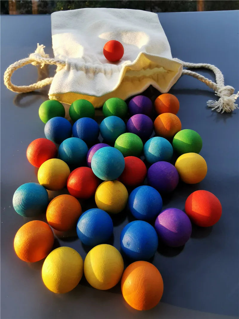 Rainbow Balls™ – Wooden Rainbow Balls