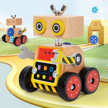 Woods™ - Build & Play - Wooden Construction Robot
