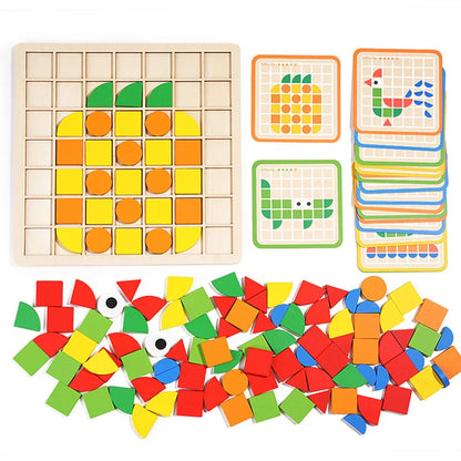 Woods™ - Educational Entertainment - Wooden Pattern Puzzle