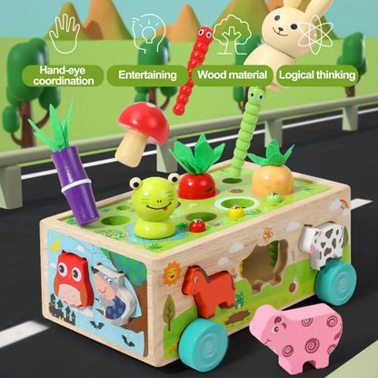 Woods™ - Fun Car Ride - Animal and Vegetable Puzzle