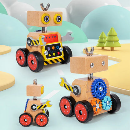 Woods™ - Build & Play - Wooden Construction Robot