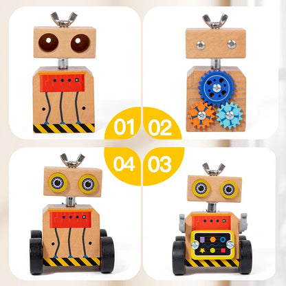 Woods™ - Build & Play - Wooden Construction Robot