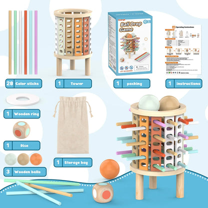 Balance Tower™ – Stack & Tel – Wooden Thinking Game