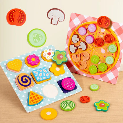 Woods™ - Stimulate Creativity & Motor Skills - Children's Pizza & Cookie Set