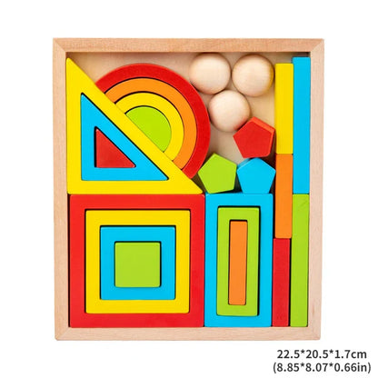 Woods™ - Colorful Explorations - Rainbow Stacking Toy