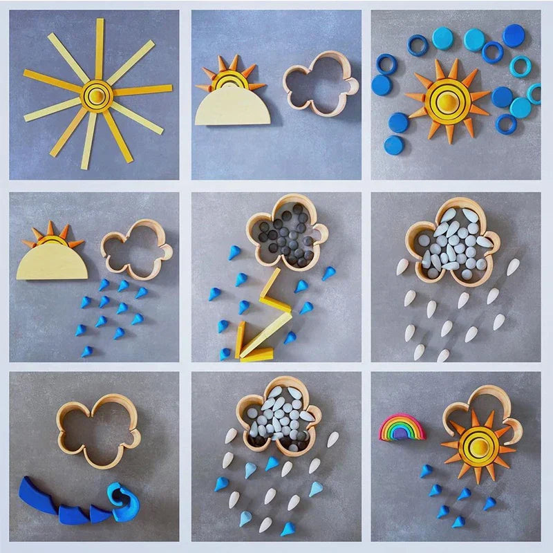 Rainbow Blocks™ – Creative Coloring Fun – Wooden Coloring Playset