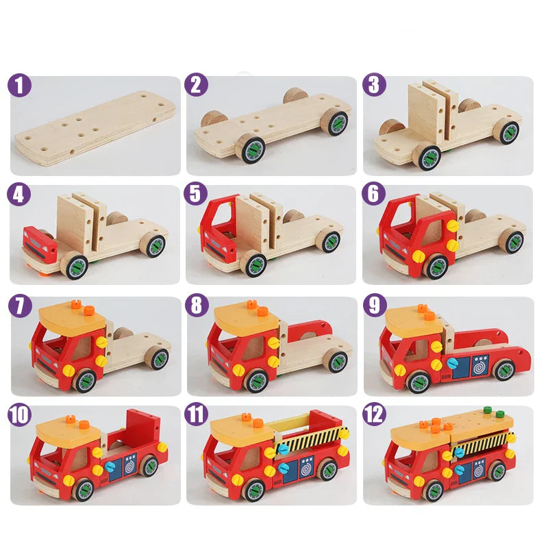 Woods™ - Fine Motor Skills & Coordination - Toy Construction Vehicle