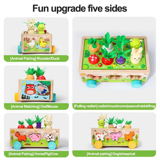 Woods™ - Fun Car Ride - Animal and Vegetable Puzzle