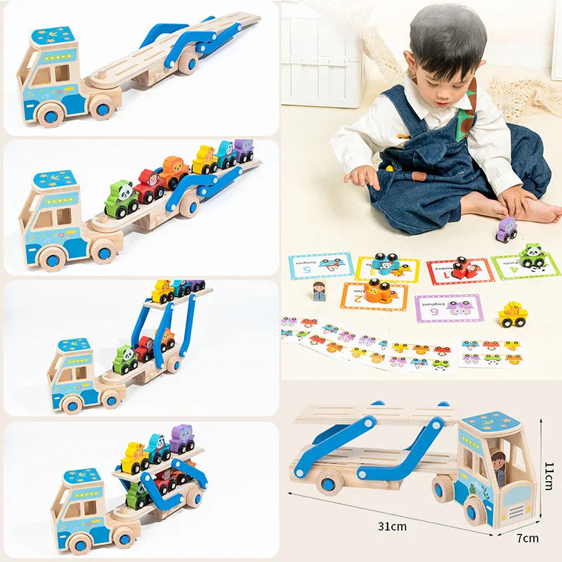 CargoMatch – Creative & Educational – Wooden Truck