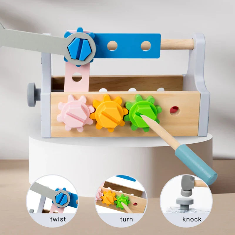 Woods™ - Creative & Problem Solving - Wooden Toolbox