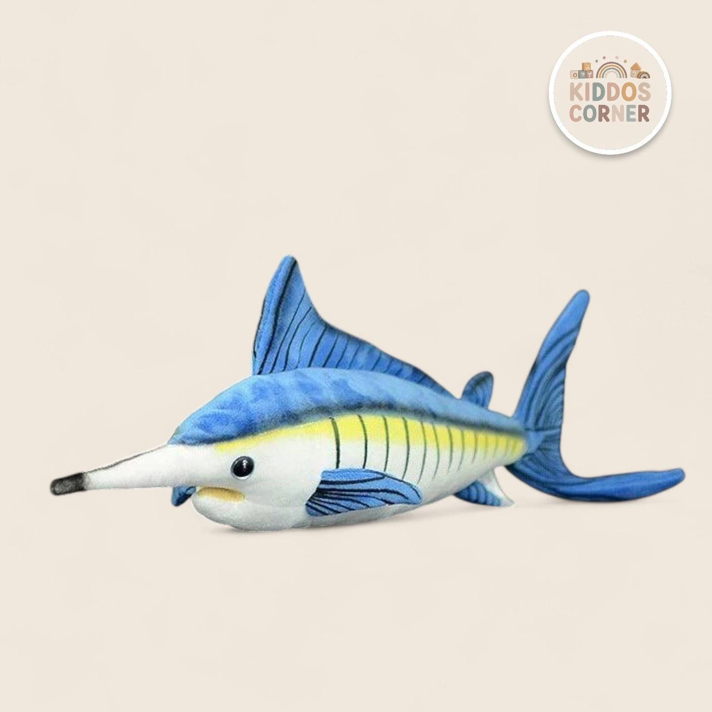 Blue Marlin Fish Soft Stuffed Plush Toy