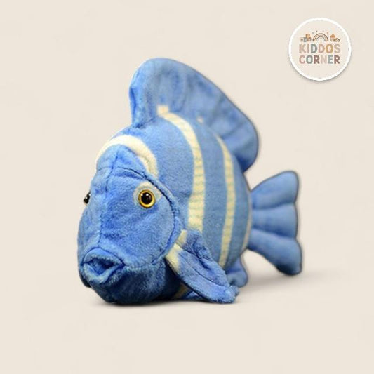 Atlantic Blue Tang Fish Soft Stuffed Plush Toy
