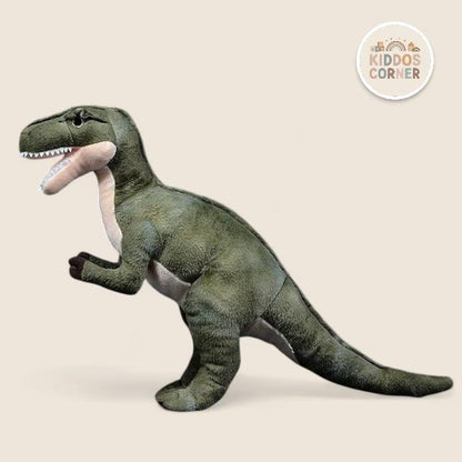 Green Tyrannosaurus T-Rex Dinosaur Soft Stuffed Plush Toy