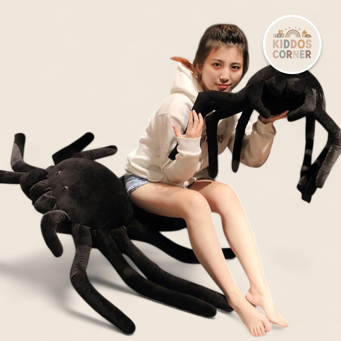 Large Spider Soft Stuffed Plush Pillow Toy