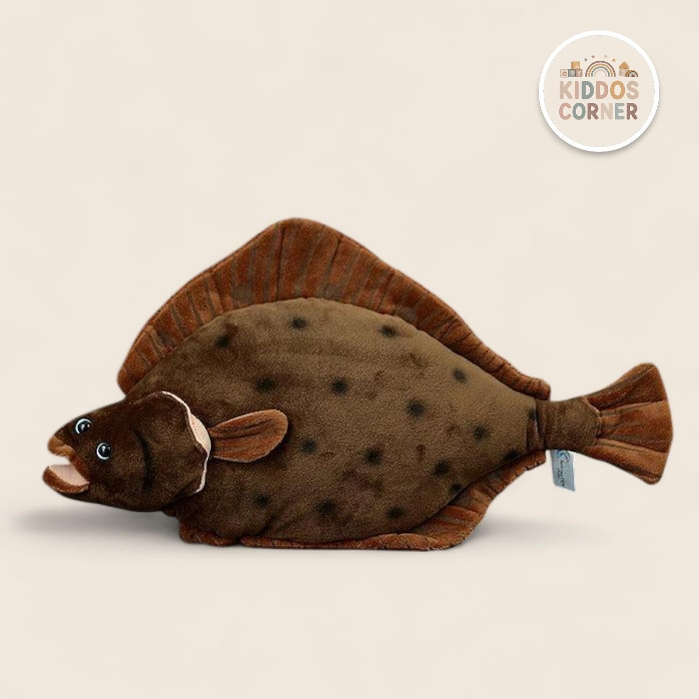 Flounder Flat Fish Soft Stuffed Plush Toy