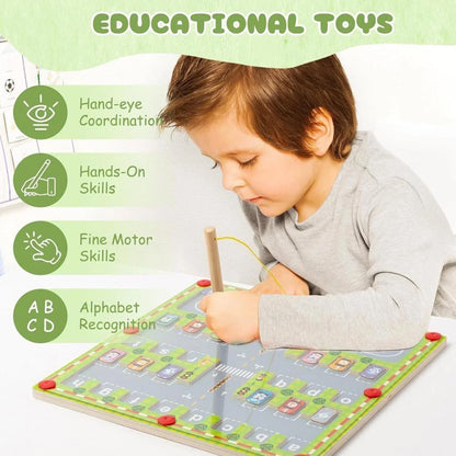 AlfaKids – Learn & Discover – Magnetic Alphabet Playboard